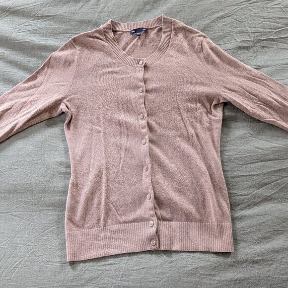 Gap Cardigan with Cuffed Sleeve - Picture 1 of 4